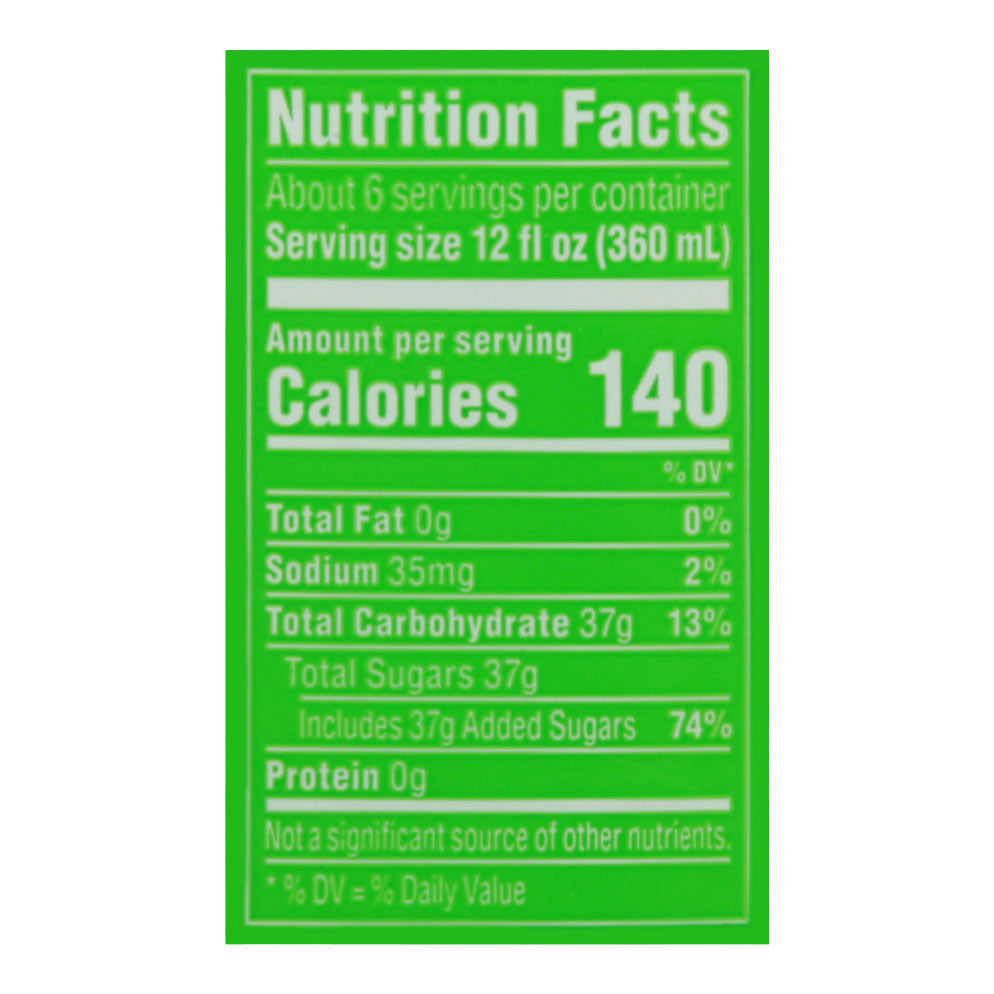 Sierra Mist Lemon Lime Flavored Soda 2 lt