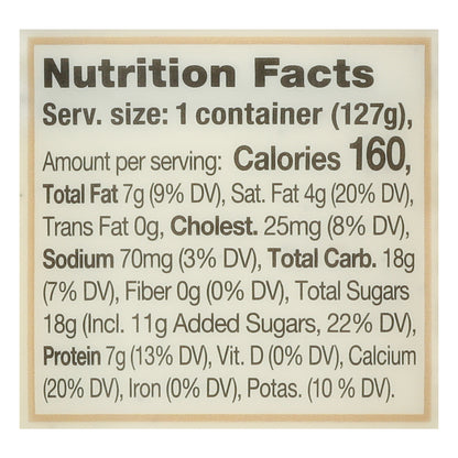 Noosa Blended Vanilla Bean Finest Yogurt 4.5 oz