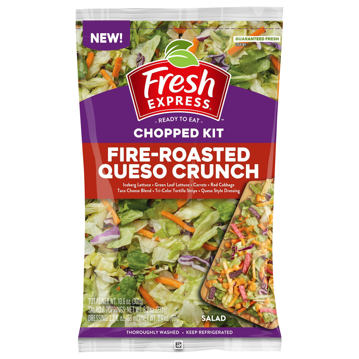 Fresh Express Fire Roasted Queso Crunch Chopped Kit