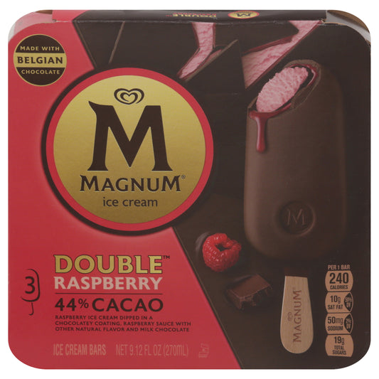 Magnum Double Raspberry Ice Cream Bars 3 ea
