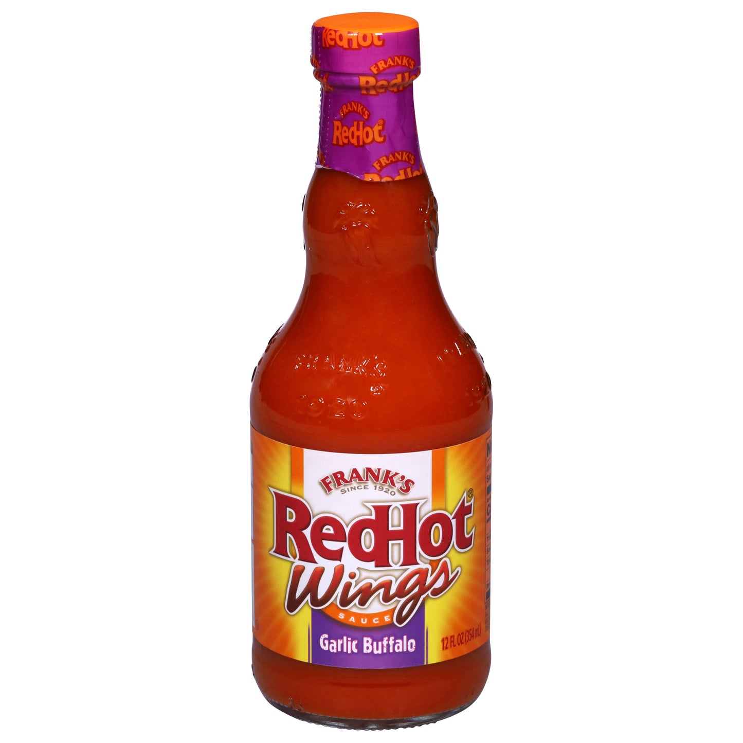 Frank's RedHot Garlic Buffalo Wings Sauce 12 fl oz