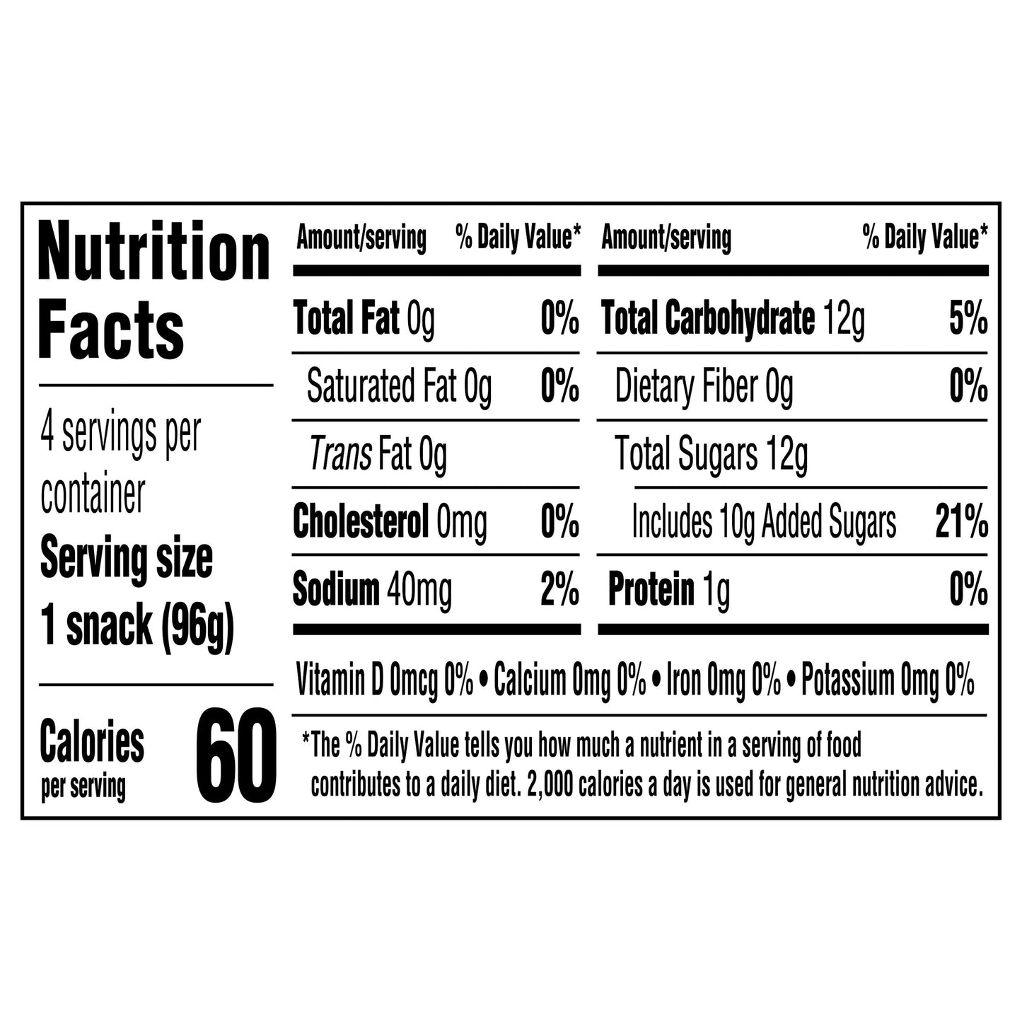 Jell-O Simply Gelatin Snack Cups, 4 Cups, for Quick and Easy Snacking, Blueberry Natural Flavor with Other Natural Flavor, Made with Real Fruit Juice, 13.5 oz