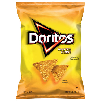 Doritos Tortilla Chips Toasted Corn 9 1/4 Oz