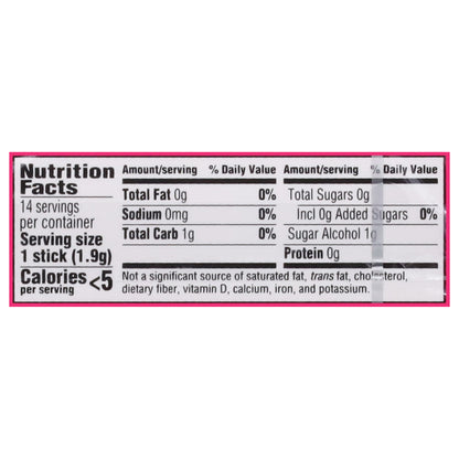 Trident Sugar Free Bubblegum Gum 14 ea