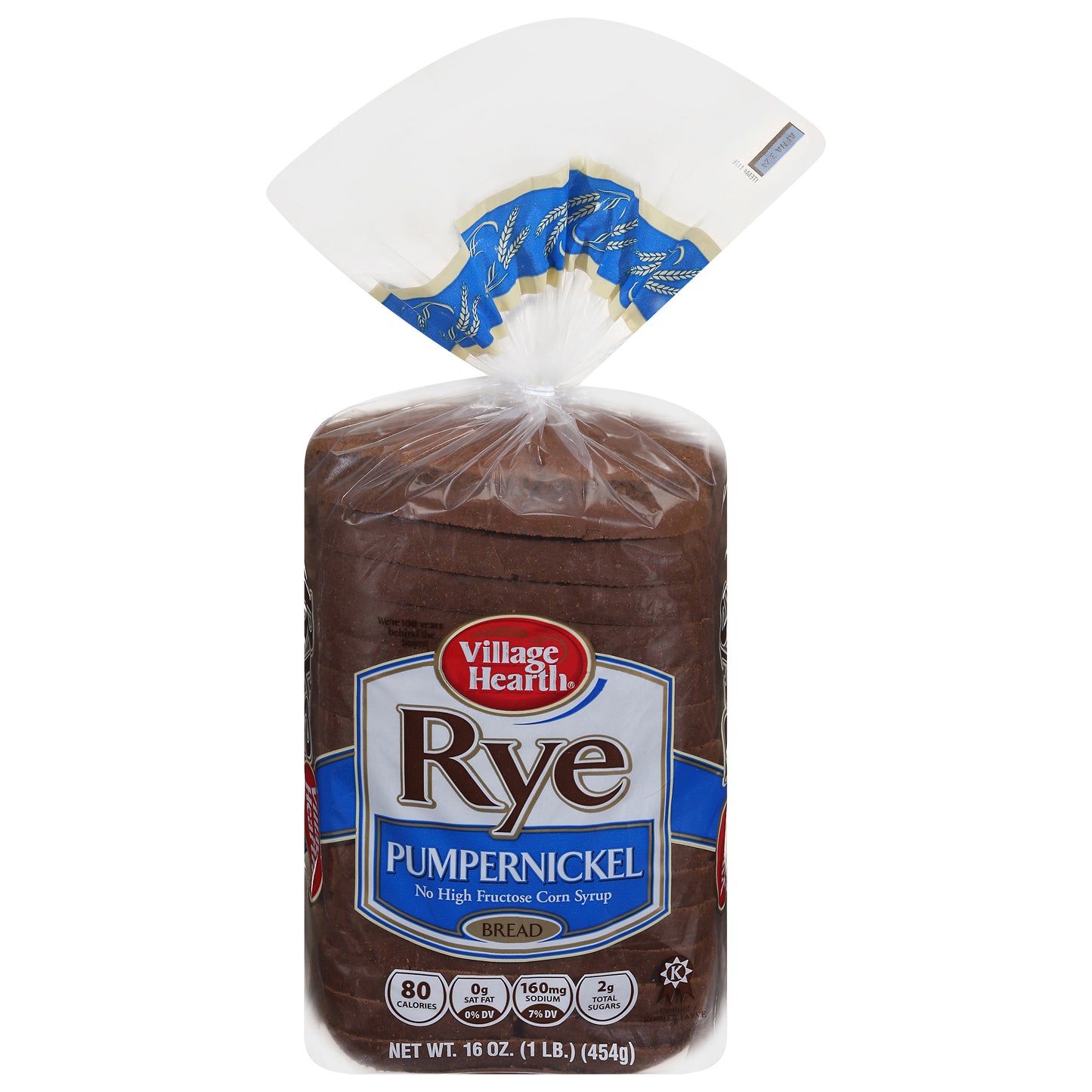 Village Hearth Rye Pumpernickel Bread 16 oz