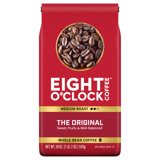 Eight O' Clock The Original Whole Bean Coffee 18 oz