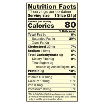 Sargento Natural Muenster Cheese 11 ea