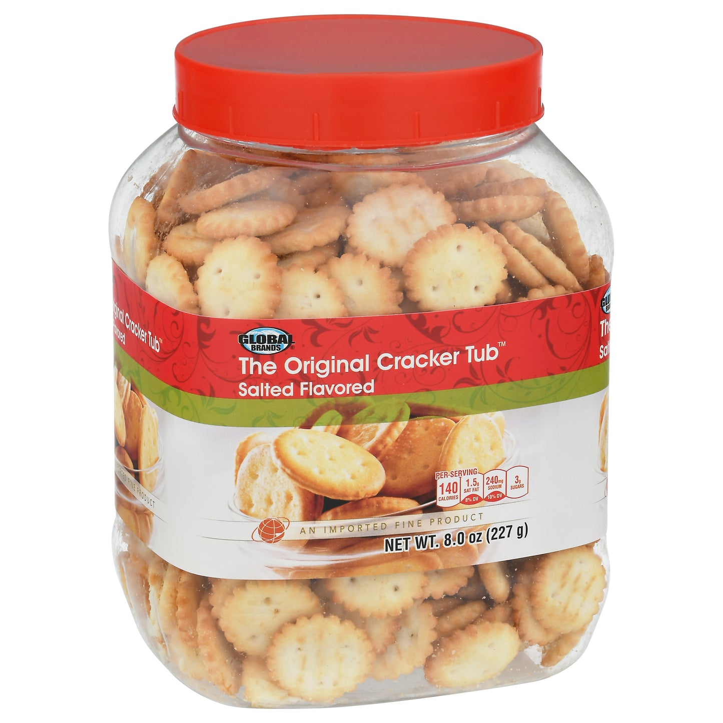 Global Brands Salted Flavored Crackers 8 oz