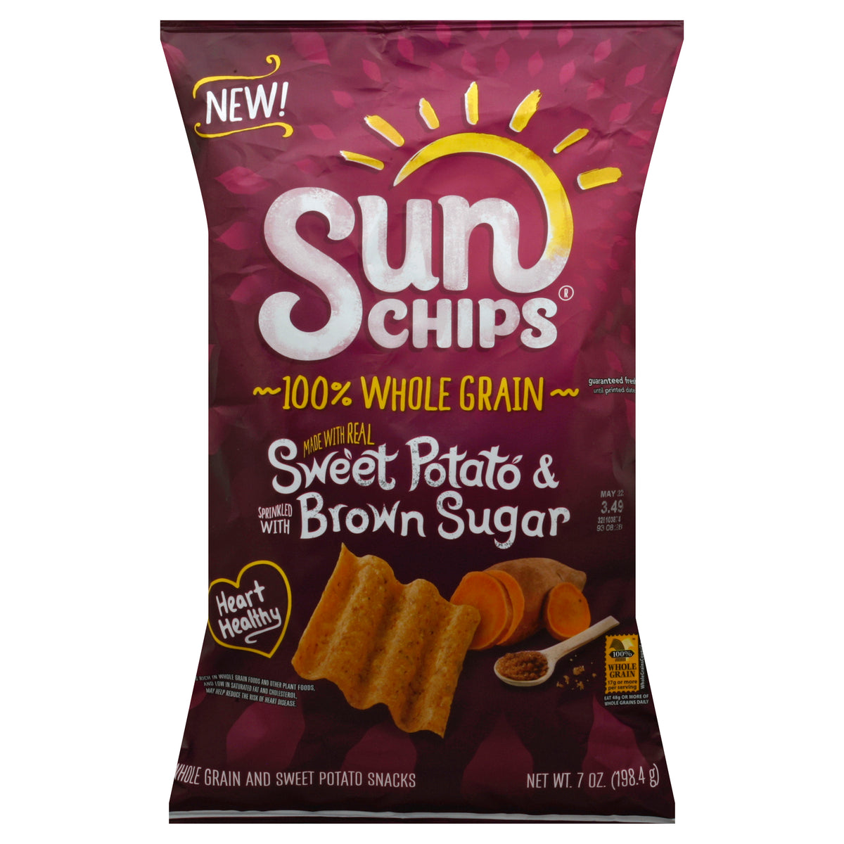 Sun Chips Whole Grain and Sweet Potato Snacks 7 oz