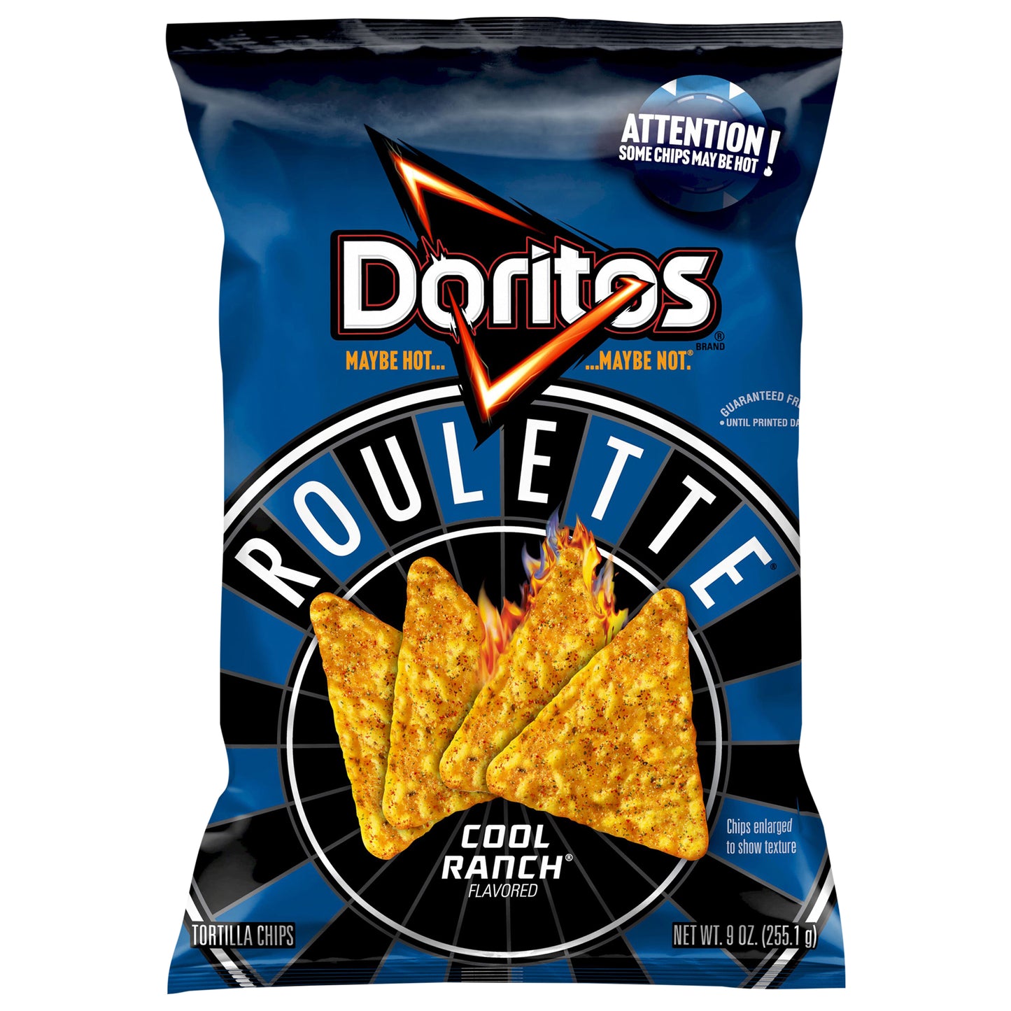 Doritos Roiulette Tortilla Chips Cool Ranch Flavored 9.0 Oz