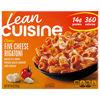 Lean Cuisine Classic Five Cheese Rigatoni, Frozen Lunch or Dinner, Frozen Meals