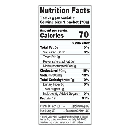 Chicken of the Sea Wild Caught Light Tuna in Spring Water Packet 2.5 oz