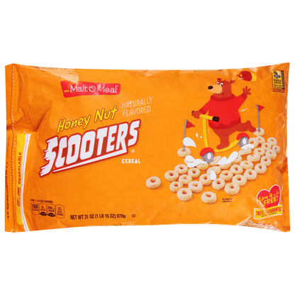 Malt O Meal Honey Nut Scooters Cereal Super Size 31 oz