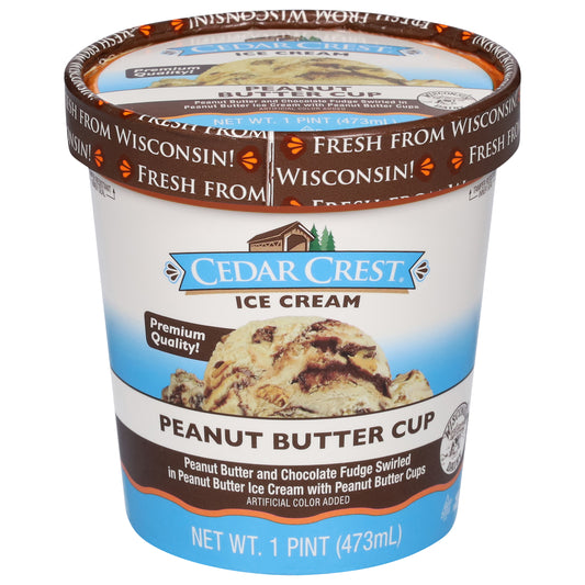Cedar Crest Peanut Butter Cup Ice Cream 1 pt