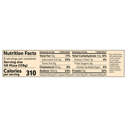 DiGiorno Frozen Pizza Rising Crust 3 Meat 27.1oz US