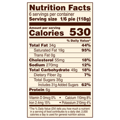 Marie Callender's Chocolate Brownie Cream Pie, Thaw and Serve, Frozen, 25 oz.