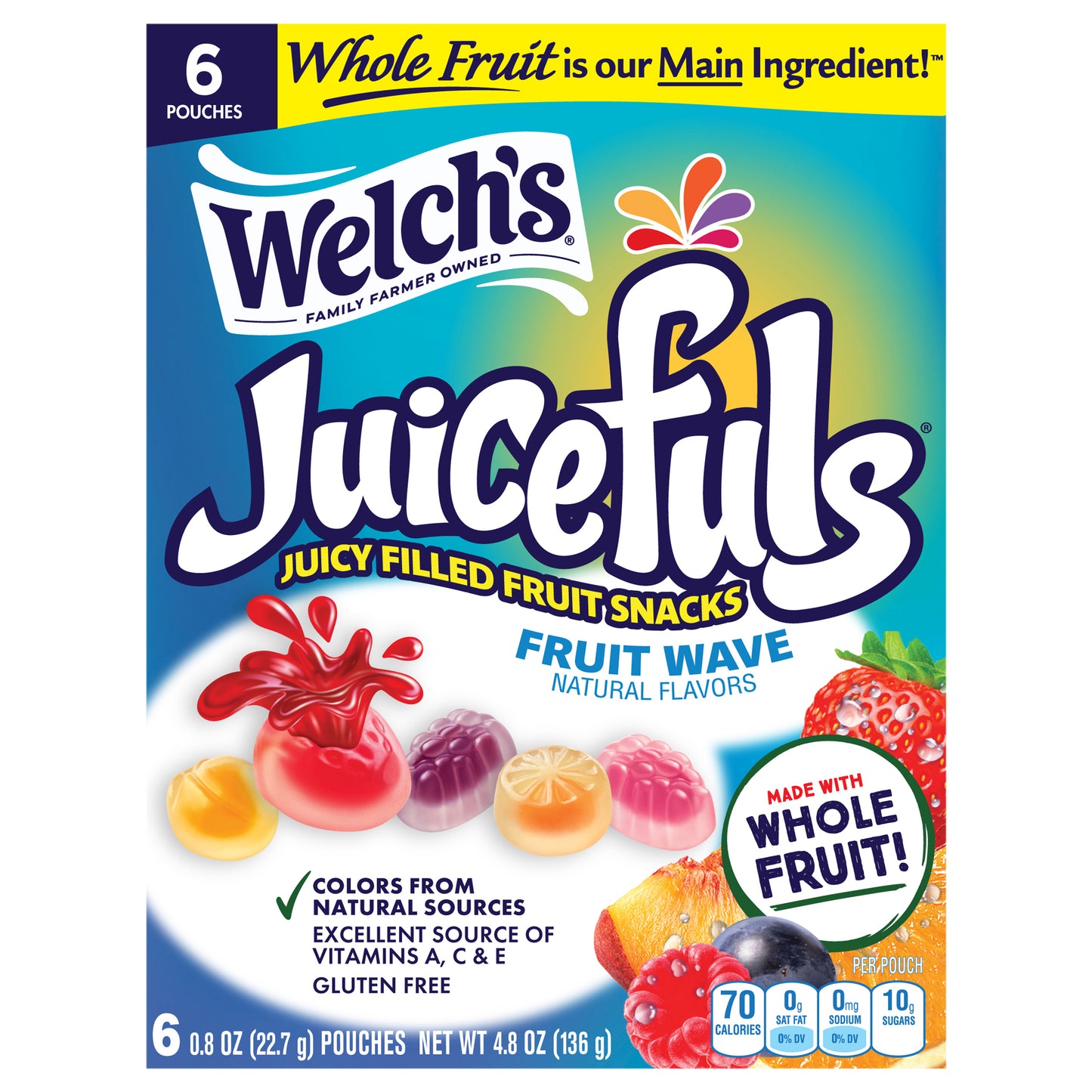 0.8 oz WELCH'S® Juicefuls® Fruit Wave 6ct Box
