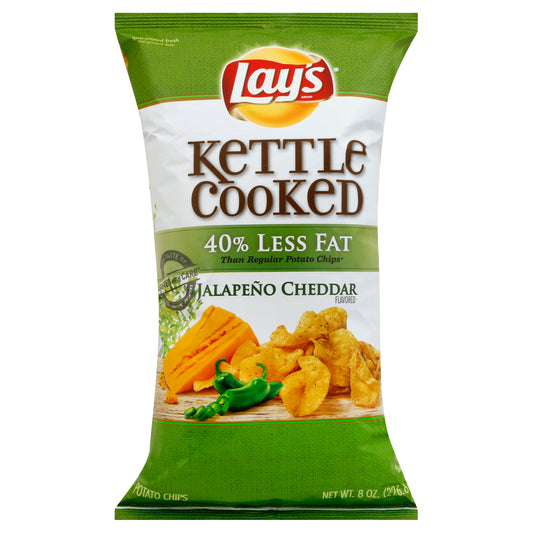 Lay's Potato Chips 8 oz - Jalapeno Cheddar