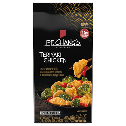 P.F. Chang's Home Menu Teriyaki Chicken Skillet, 16g Protein Per Serving, Frozen Dinner, 22 oz.