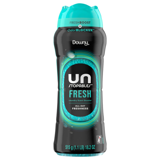 Downy Unstopables In-Wash Laundry Scent Booster Beads, Fresh, 18.2 oz