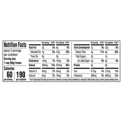 Birds Eye Steamfresh Sauced Butter Brussels Sprouts, Frozen Vegetables, 10.8 oz.