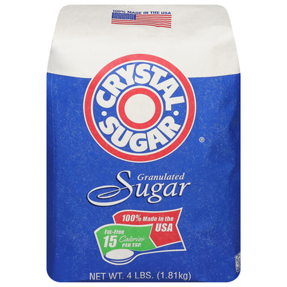 Crystal Sugar Granulated Sugar 4 lb