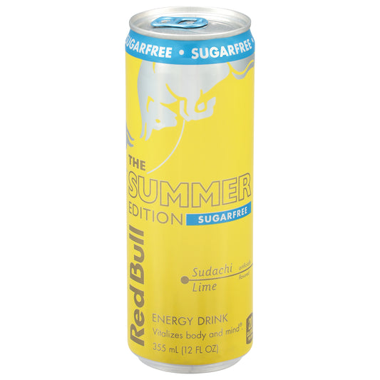 Red Bull The Summer Edition Sugarfree Sudachi Lime Energy Drink 12 fl oz