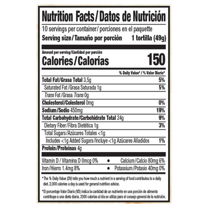 Frescados Burrito Style Flour Tortillas 10-ct. Bag