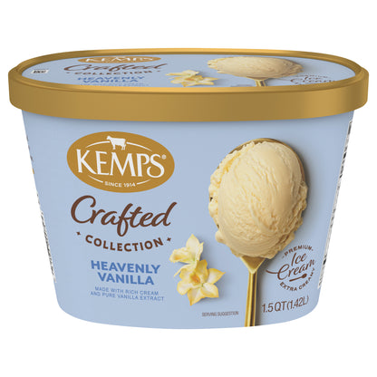 Kemps Crafted Collection Heavenly Vanilla Ice Cream 1.5 Quart