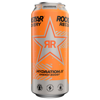 Rockstar Recovery Energy Drink Orangeade 16 Fl Oz