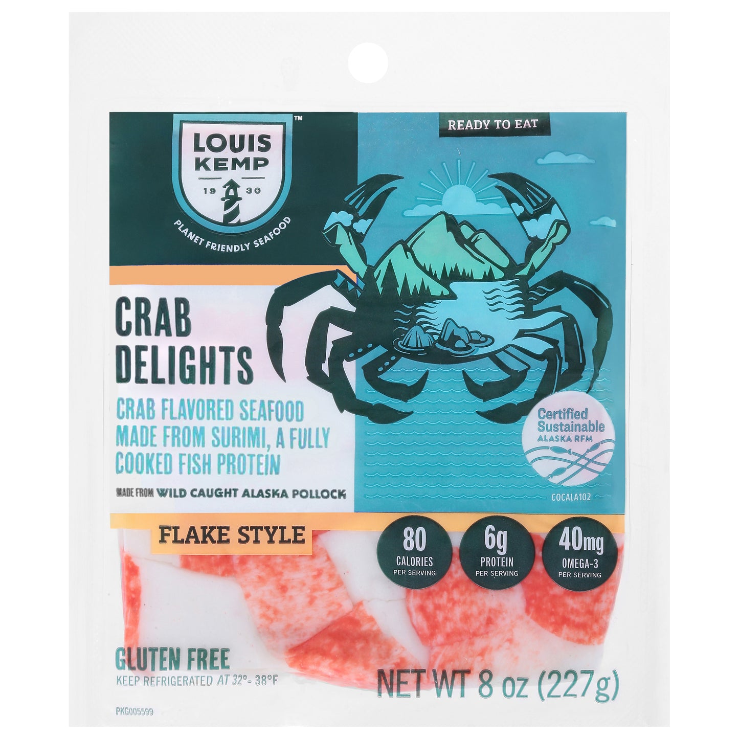 Louis Kemp Flake Style Crab Delights 8 oz