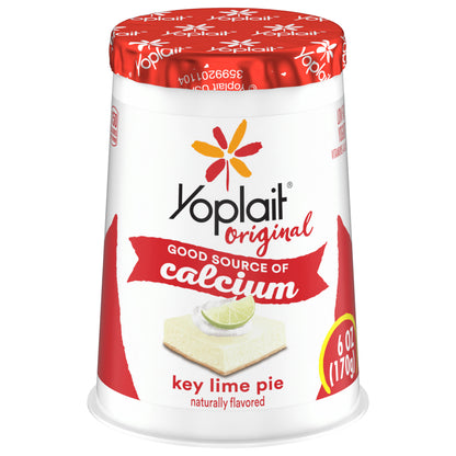 Yoplait Original Key Lime Pie Low Fat Yogurt, 6 oz Yogurt Cup