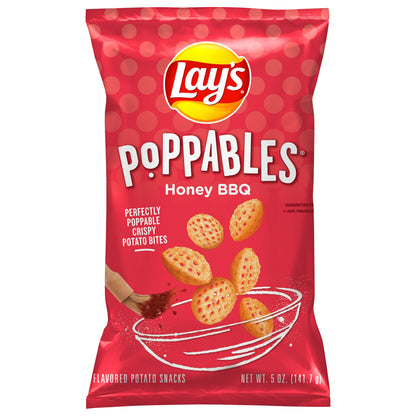 Lay's Poppables Flavored Potato Snacks Honey BBQ 5 Oz