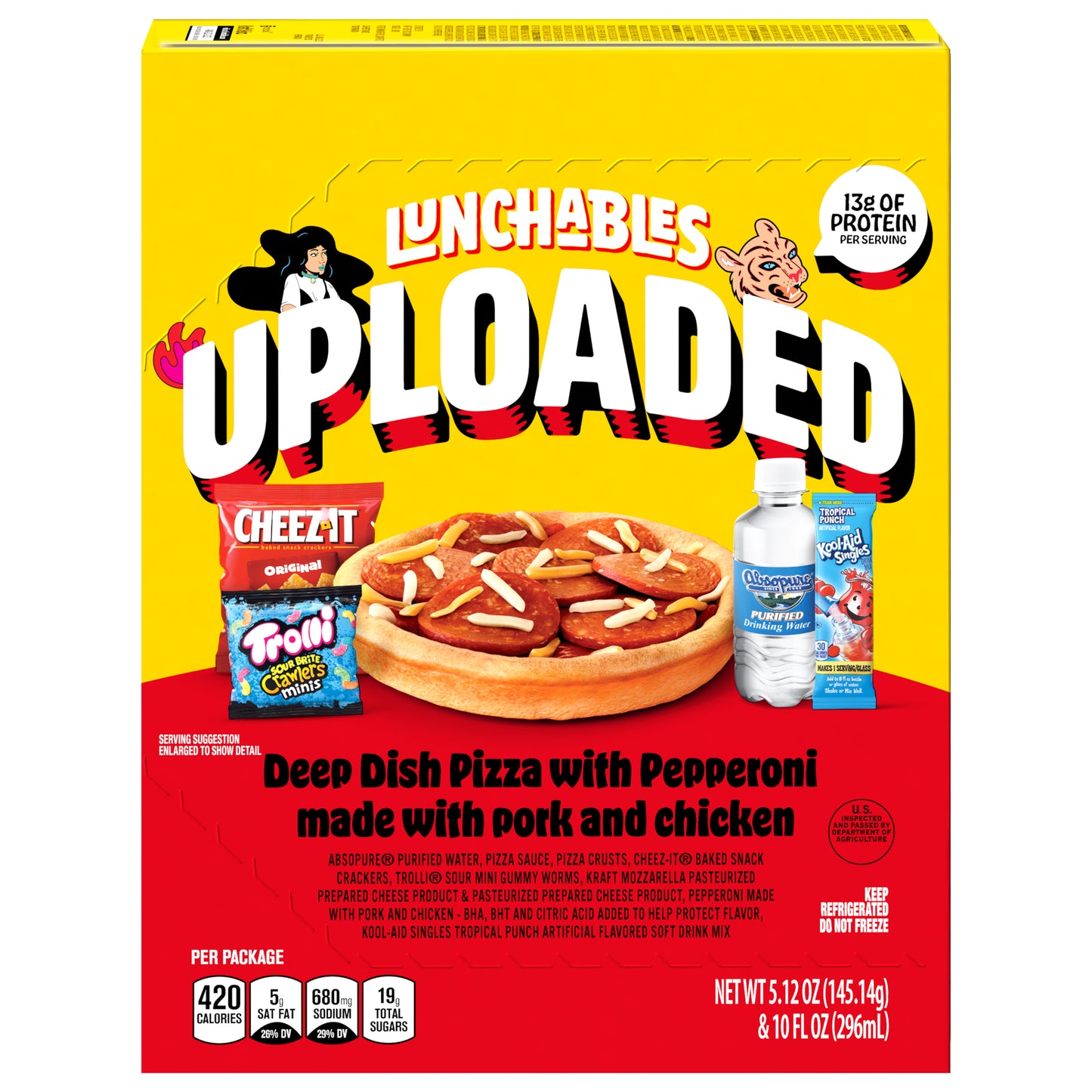 Lunchables Deep Dish Pizza with Pepperoni 1 ea