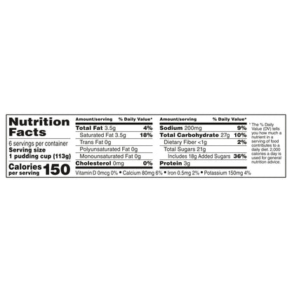 Swiss Miss Triple Chocolate Pudding, 4 oz., 6-Count