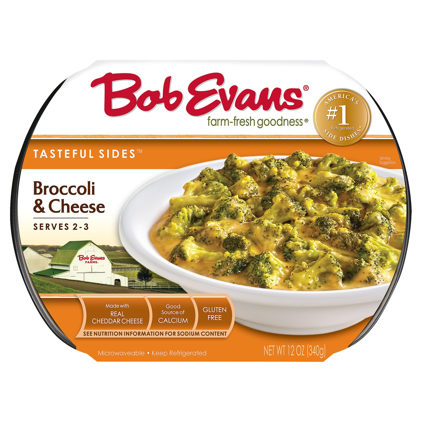 Bob Evans® Tasteful Sides™ Broccoli & Cheese 12 oz. Sleeve