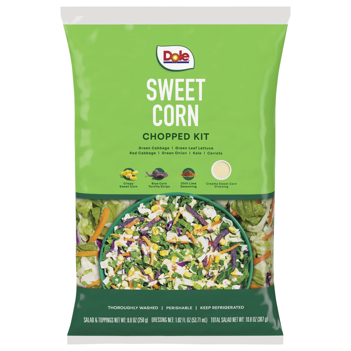 Dole Sweet Corn Chopped Salad Kit, 10.8 oz