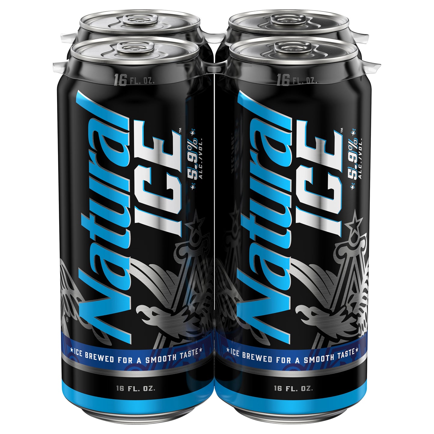 Natural Ice® Beer, 4 Pack 16 fl. oz. Cans