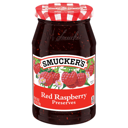 Smucker's Red Raspberry Preserves, 18 Ounces