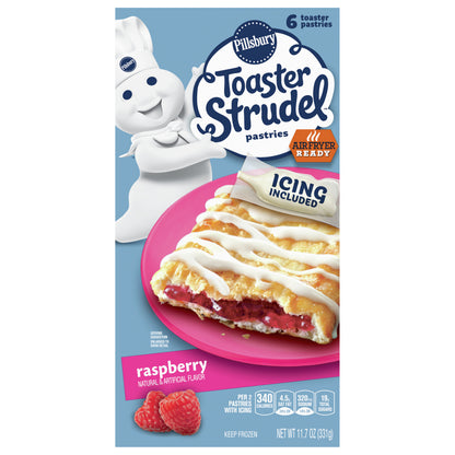 Pillsbury Toaster Strudel Pastries, Raspberry, 6 ct, 11.7 oz