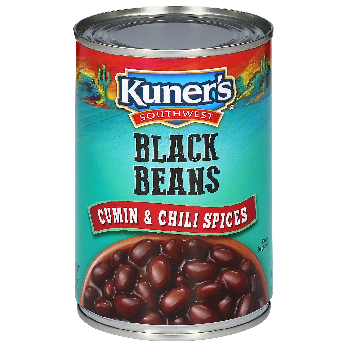 Kuner's Southwest Cumin & Chili Spices Black Beans 15 oz