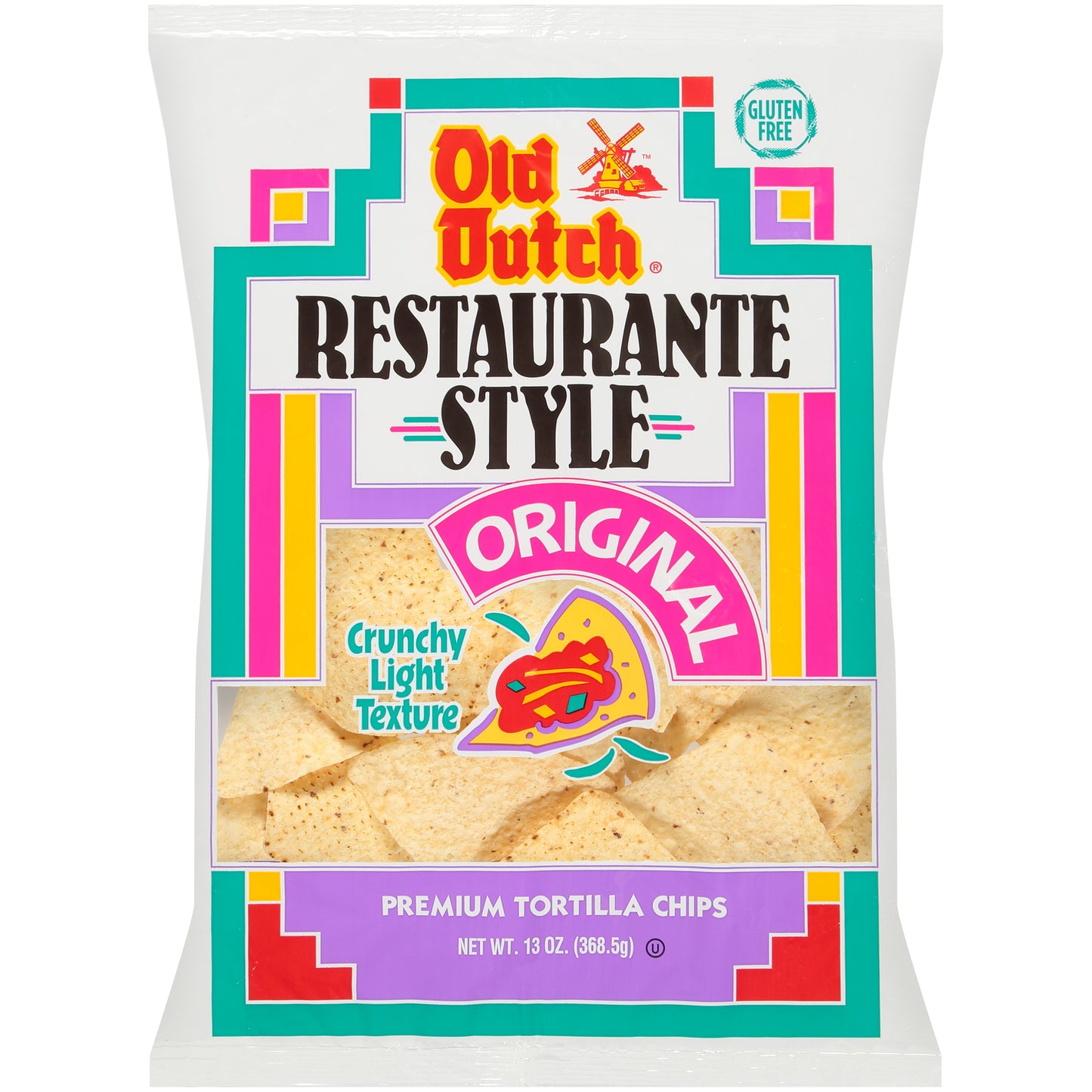 Old Dutch® Restaurante Style Original Premium Tortilla Chips 13 oz. Bag