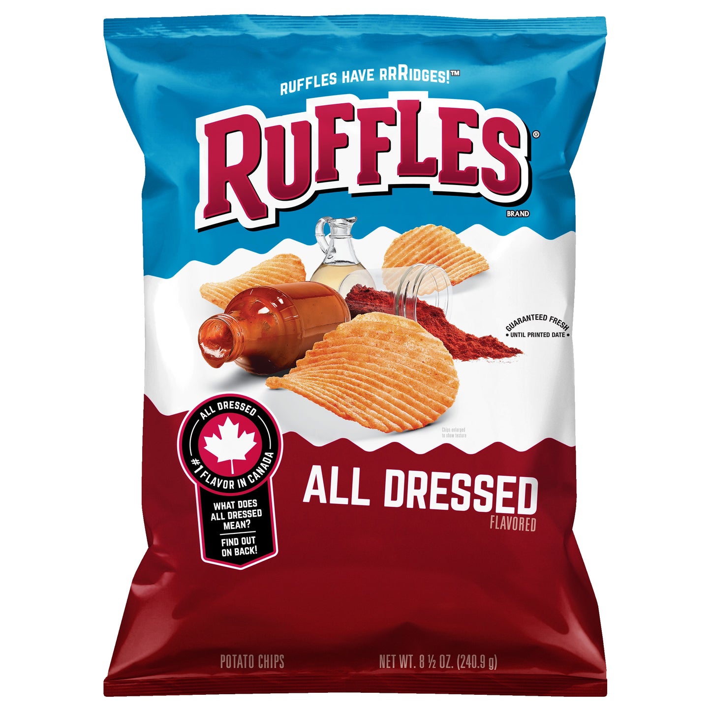 Ruffles All Dressed Flavored Potato Chips 8.5 oz