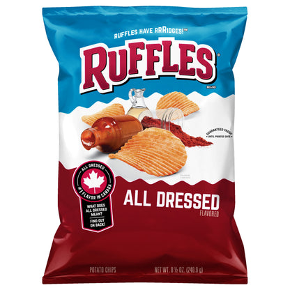 Ruffles All Dressed Flavored Potato Chips 8.5 oz