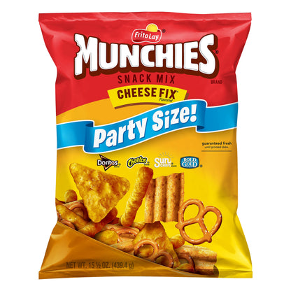 Munchies Party Size! Cheese Fix Flavored Snack Mix 15.5 oz