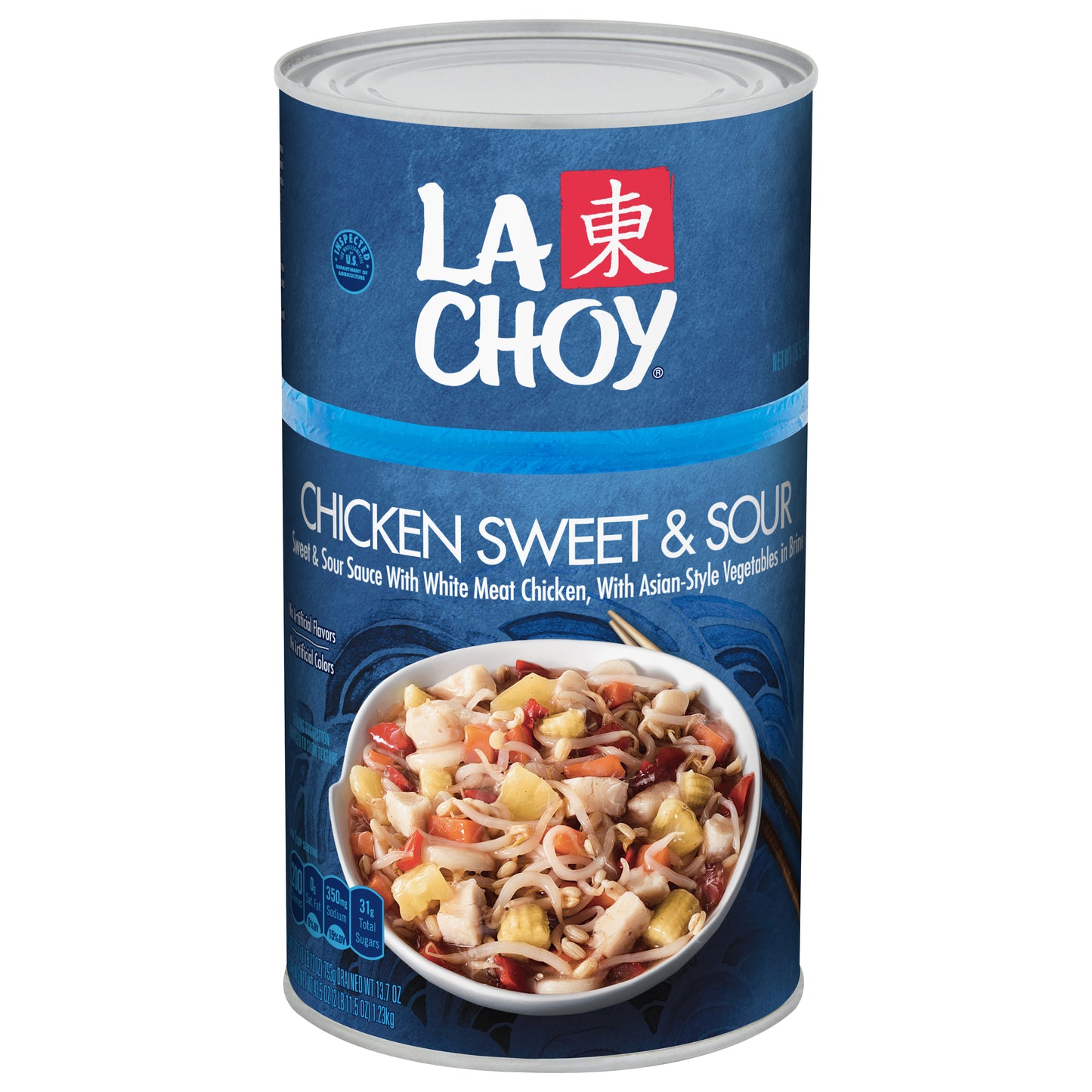 La Choy Chicken Sweet & Sour With White Meat Chicken & Asian-style Vegetables, 43.5 oz.