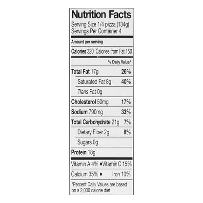 Bellatoria Ultra Thin Crust Sicilian Recipe Pizza 19 oz