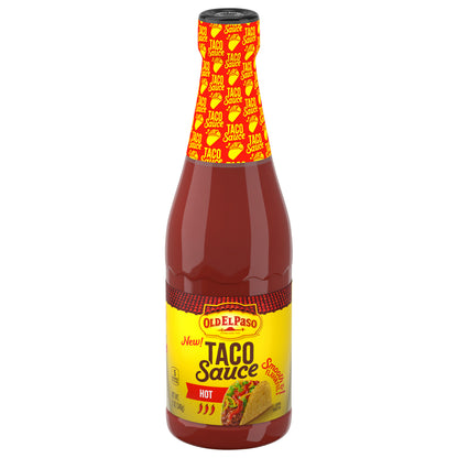 Old El Paso Hot Taco Sauce, 12 oz