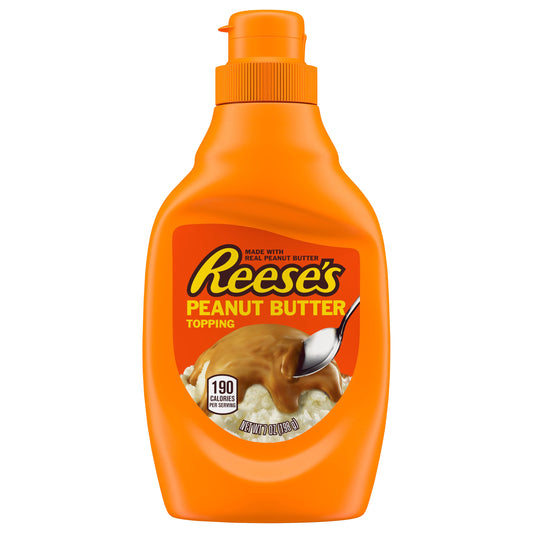 REESE'S Peanut Butter Topping Bottle, 7 oz