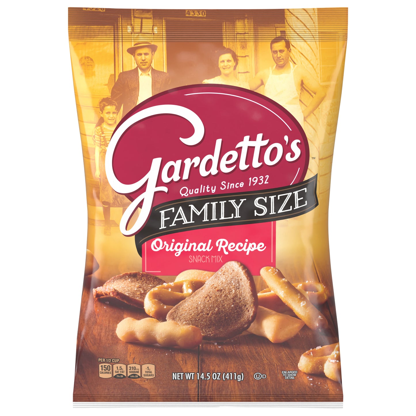 Gardetto's Snack Mix, Original Recipe, Family Size, 14.5 oz